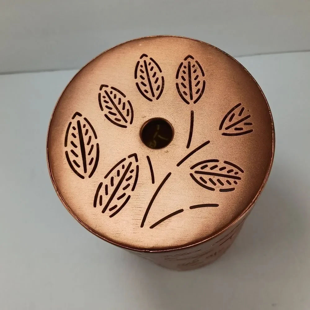 Scentsy Prosper Diffuser Shade Only, Copper Leaf Design, New/EUC